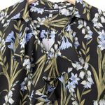 Karl Lagerfeld NEW  Paris button-front floral print‎ shirt, S, black+ Photo 12