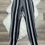 INC International Concepts Black and White Striped Jeggins Dress Pants Sz 4 Photo 1