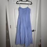 BILLY J Baby Blue Tiered Maxi Dress Size 14 Lined Summer Sundress Photo 1