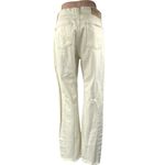 BDG Urban Outfitters  White Distressed High Waist Flared Cowboy Denim Jeans Sz 28 Photo 1