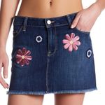 Genetic Denim new  ☻ Festival Flower Patch Denim Jeans Skirt ☻ Studio City ☻ 25 Photo 13