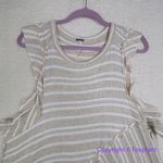 Free People New! Between The Lines Tunic Top dress Beige , size M Photo 5
