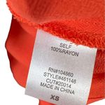 Chloe & Katie Ruffle Off The Shoulder Top Orange Size XS Photo 5