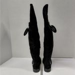 American Rag  Womens Riding Boots 5.5 Black Over The Knee Western Coastal Cowgirl Photo 6