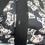 Radley London Folk Dog Scottie Dog Backpack Nylon Zip Top Bag Black White FLAWED Photo 6