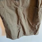 Lacoste Army Green Button Up Safari Belted Shirt Dress | S Photo 3