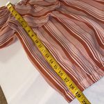 ee:some Eesome blouse wide neckline 3/4” ballon sleeves ruffled neckline Sz medium NWT Photo 2