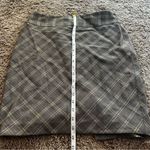 The Limited  plaid pencil skirt in brown tan yellow Photo 4