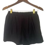 High Waist Black Pleated Shorts Size 4 Photo 0