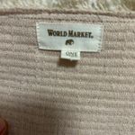 World Market Cream Teddy Jacket 100%Cotton made in India OS Size undefined Photo 1