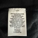 Leith  Short Sleeve Mock Neck Sweater Black Size Small Photo 3