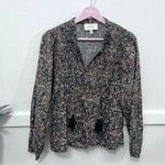 Cleobella Allison Dark Academia Floral Long Sleeve Shirt Blouse Size S Photo 0