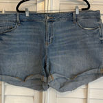 Old Navy   Mid Rise Boyfriend Denim Shorts‎ Size 22 Photo 0