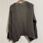 SCANDAL Italy Mohair Wool Cashmere Oversized Star Cardigan Chunky Knit (XS/S) Gray Photo 1