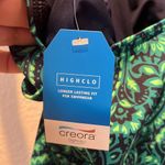 New Lands’ End Women’s Tankini Top Paisley Green Navy Blue Small DDD NWT Photo 9