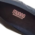 Munro EUC  Leather Flats Black Size 8 Wide Photo 2
