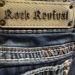 Rock Revival Women's Blue Sukara Mid Rise Straight Jeans Size 29/7 Photo 3