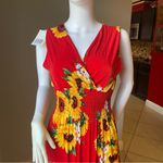 New Women’s sunflower floral dress size XXL for size 12 Photo 2