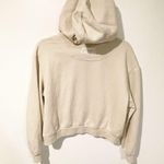 Divided Ariana Grande  H&M Size Medium Cream Graphic Cropped Hooded Sweatshirt Photo 3