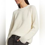 Jenni Kayne  cotton fisherman Cream Knit Sweater STAINING size Xs Photo 6