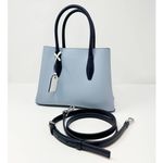 Kate Spade  Small Eva Crossbody Leather Satchel Handbag in Blue Leather Photo 1
