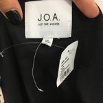 J.O.A. NWT Black puff sleeve button dress Photo 7