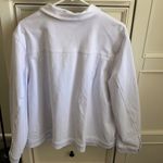 White Jacket with Rhinestone Detail Size 2X Photo 5