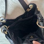 Michael Kors Black Leather LUDLOW Hobo Bag Shoulder Purse Drawstring Photo 5