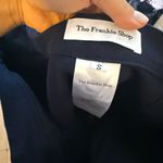 The Frankie Shop  Navy Blue High Waisted Pleated Wide Leg Trousers Photo 2