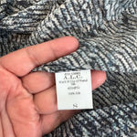 ALC Frank A.L.C. Womens Night Gown Size Small 100% Silk Button Front Sleep Dress Gray Blue Photo 7