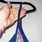 City Vibe New Bright Royal Blue Front Cut-Out Pink Lace Back Gown Size 7 Photo 9