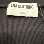 LNA  Clothing Ribbed V Neck Slim Tank Photo 5