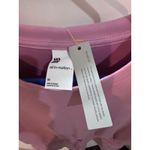 All In Motion  Pink Sweatshirt Dress Drawstring Waist Casual Short Sleeve M Photo 3