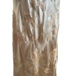 Sabina Musayev Raya Dress Cream Ivory‎ Women's XS Blossom Sequins Satin Maxi Photo 4