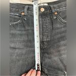 Free People We The Free 100% Cotton Black Wash High Rise Jean Shorts w/ Fringe Hem - 26 Photo 8