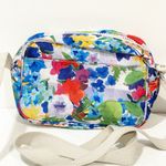 Kipling  Nylon Bright Multicolor Floral Small Crossbody Bag Photo 3