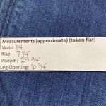 Hudson Jeans Hudson Flap Pocket Medium Wash Stretch Straight Leg Jean Womens Size 26 HEMMED Photo 1