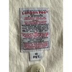 London Fog  Trench Coat Women 10P Ivory Vintage Classic Minimalist Chic Academia Photo 4