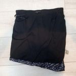 Theory  Hailey Skirt Black Metallic Sequin Asymmetrical Hem Photo 8