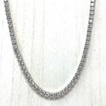 BLING giant CZ tennis necklace statement piece! Photo 3