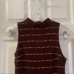 Daisy Street  Brown Striped Sleeveless Knit Dress 2 Photo 3