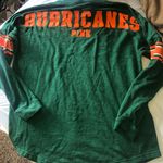 PINK - Victoria's Secret Victoria Secret Pink Miami Hurricanes Long Sleeve Photo 1