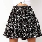 Altar'd State White polkadot, mini skirt Photo 0