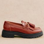 Sézane Sezane Amy Loafers Leather Cognac Brown 42 Photo 1