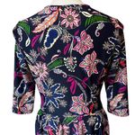 Jude Connally Brynn Fit & Flare Dress, Navy Floral, Sz S Photo 8