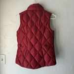 Eddie Bauer Vest Womens XS Red Goose Down Quilted Puffer Insulated Outdoors Photo 6