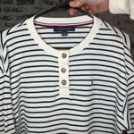 Tommy Hilfiger | women striped texture long sleeve Henley Photo 0
