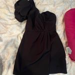 DO+BE  Black Dress One-Shoulder Photo 1