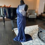 Adrianna Papell 🛍️  Navy Blue Sequined Dress Photo 3