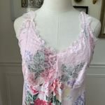 Flora Nikrooz NWOT Floral Lace Trim Chemise XL Photo 2